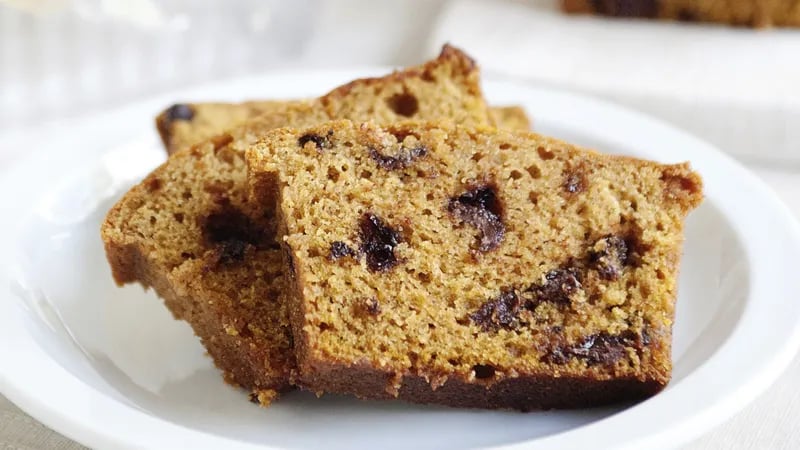 Mini Pumpkin Chocolate Chip Loaves