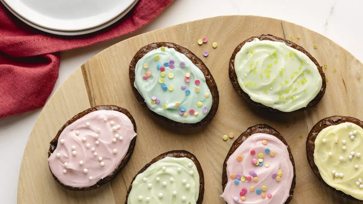 Easter Egg Brownies