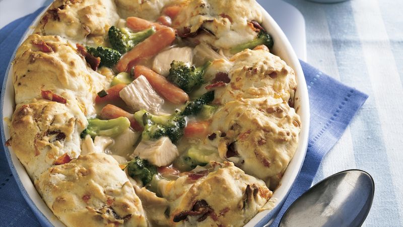 Turkey-Biscuit Pot Pie