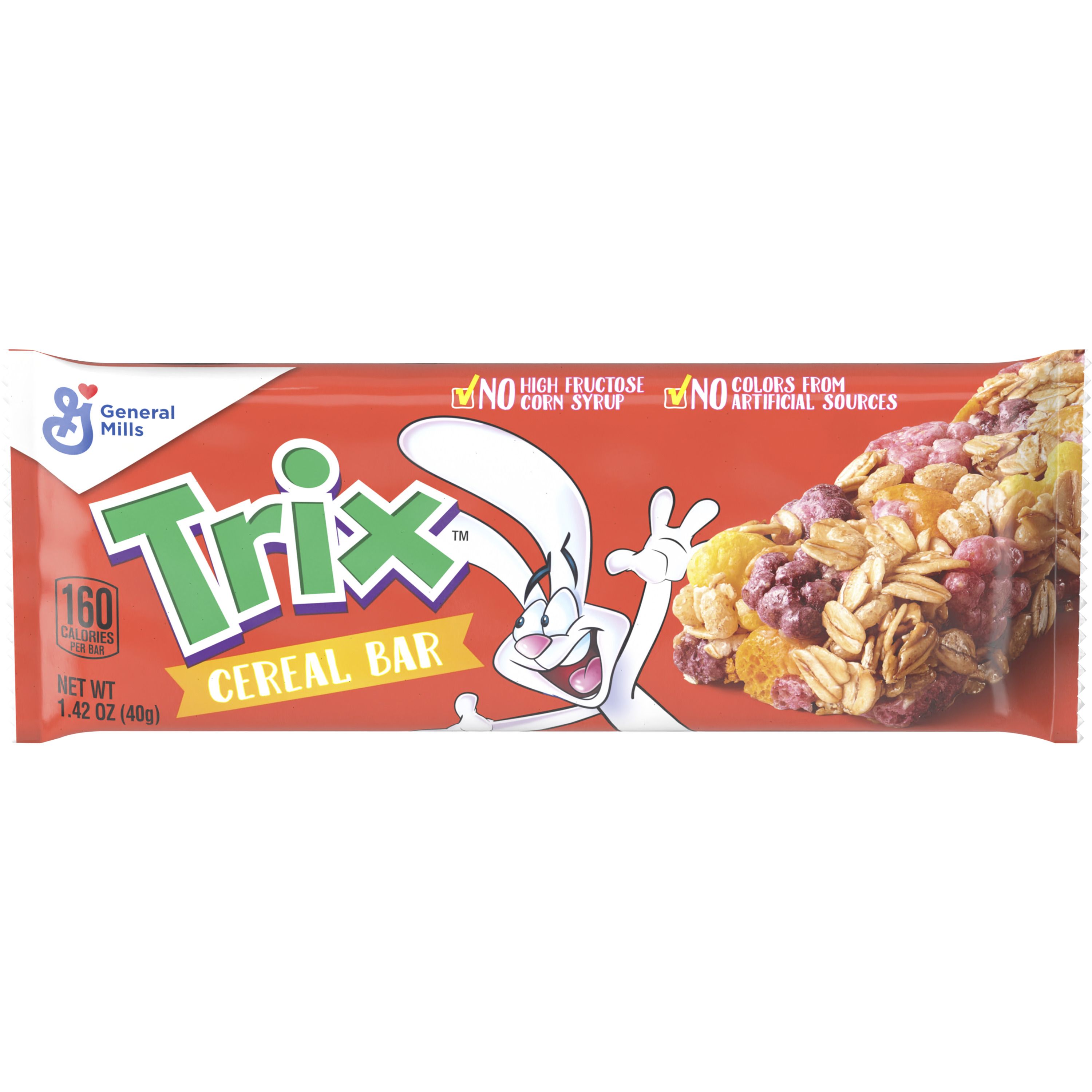 Front - 3D Trix Cereal Bars Single Serve Pouch 96/1.42 OZ