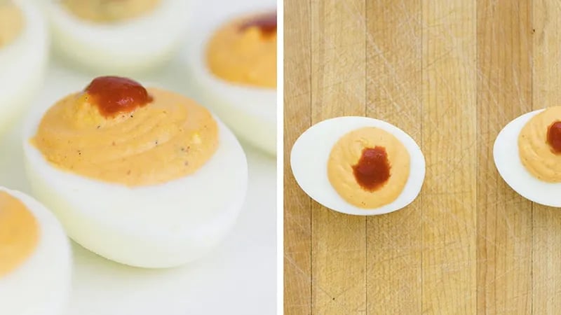 Spicy Deviled Eggs