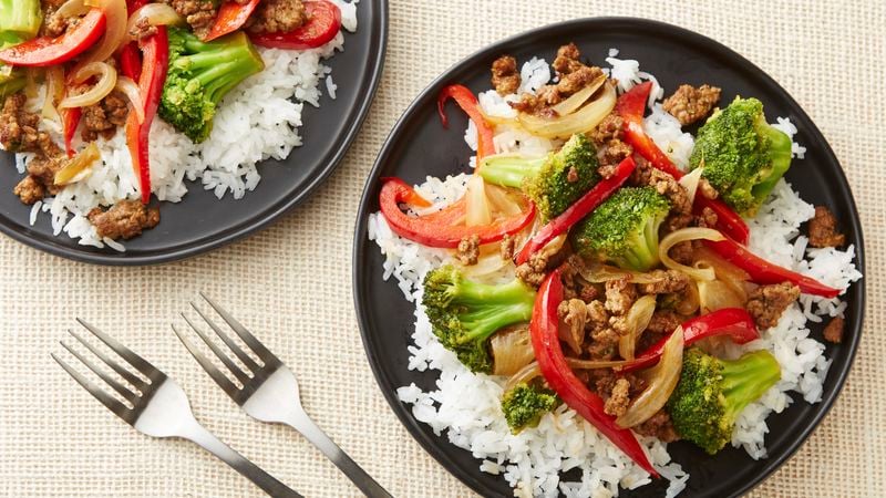 Beef and Vegetable Stir-Fry for Two