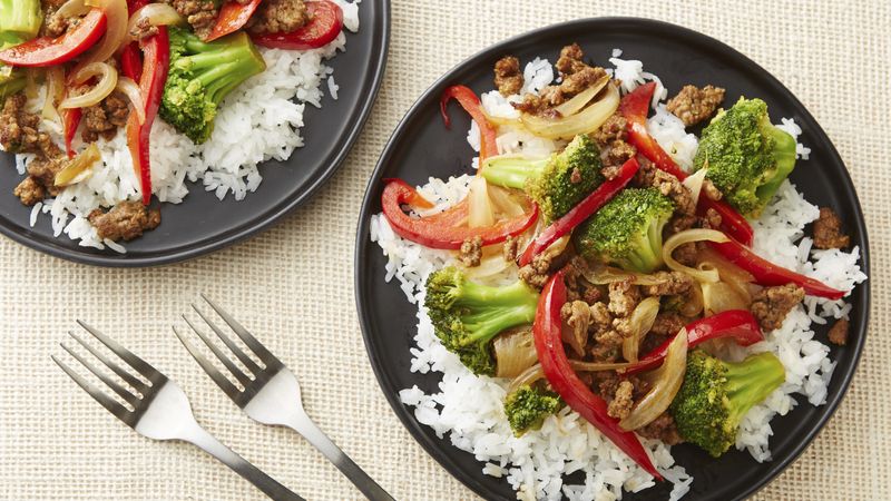 Beef and Vegetable Stir-Fry for Two