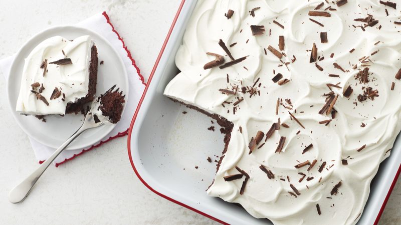 Double Fudge Poke Cake Recipe | Betty Crocker