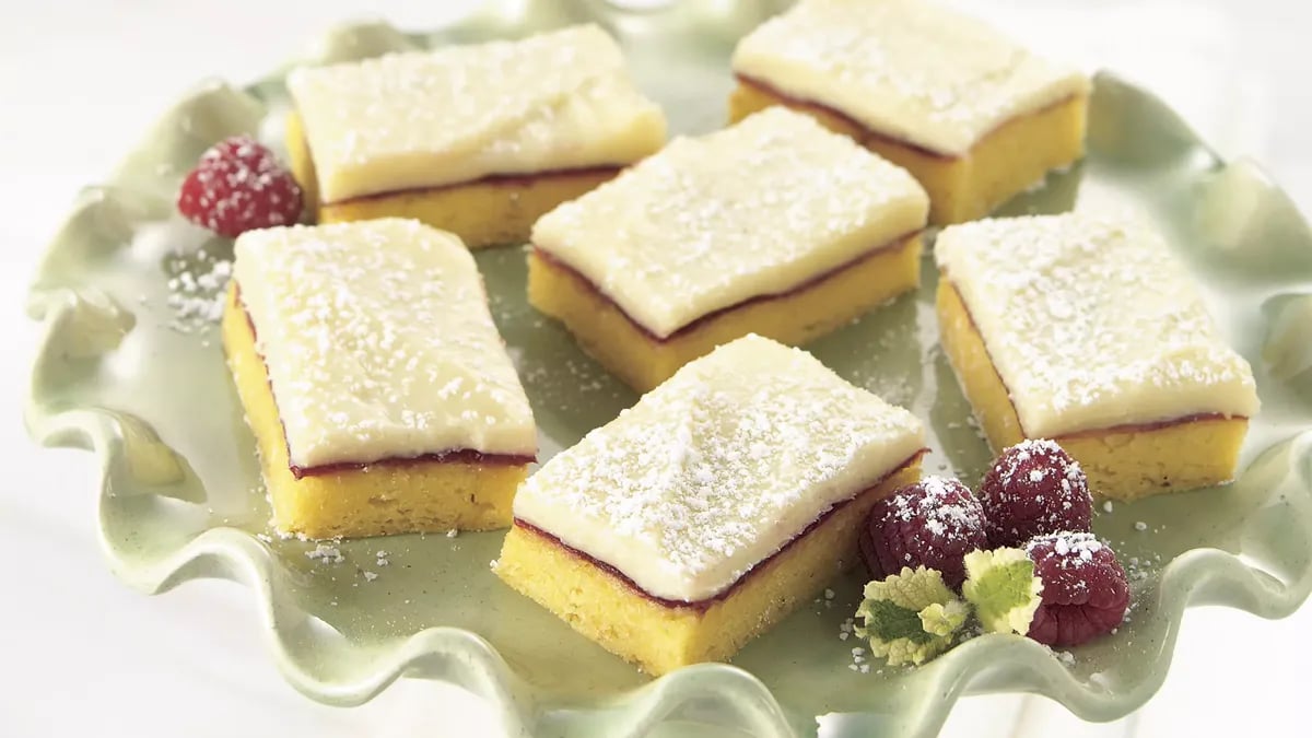 Lemon-Raspberry Cream Bars