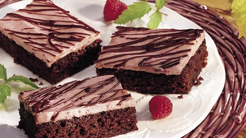 Easy Raspberry Brownies 