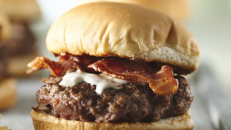 Grilled Bacon-Cheeseburgers (Crowd Size)