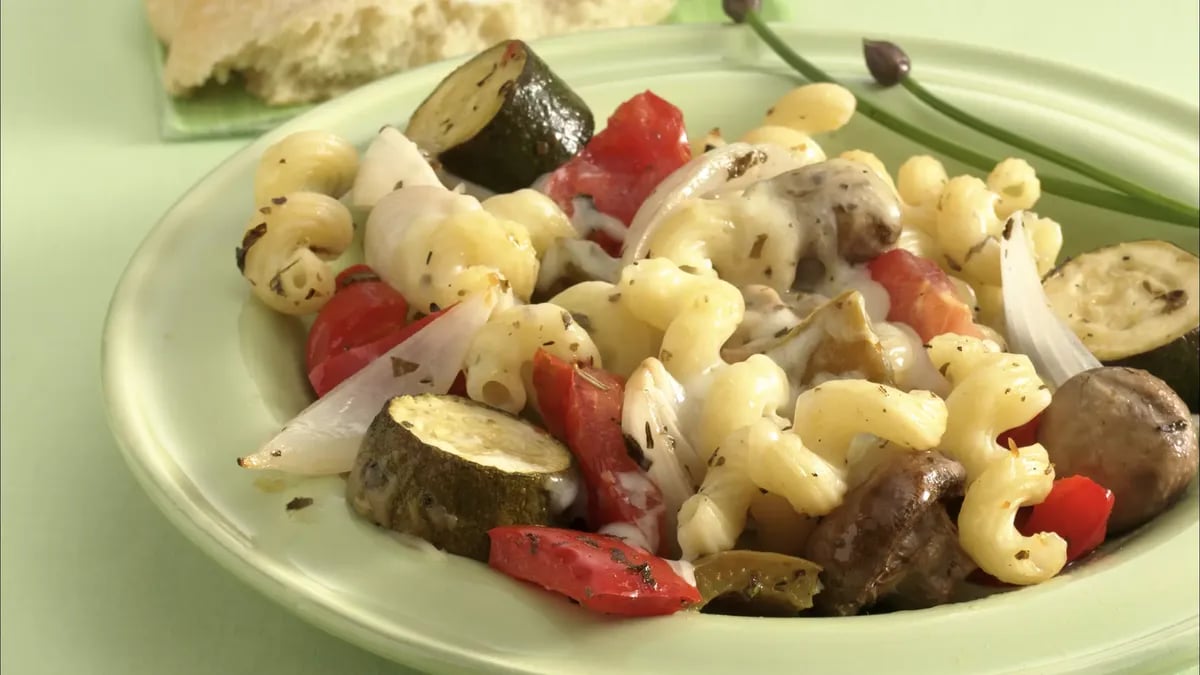 Mixed Roasted Vegetables and Pasta