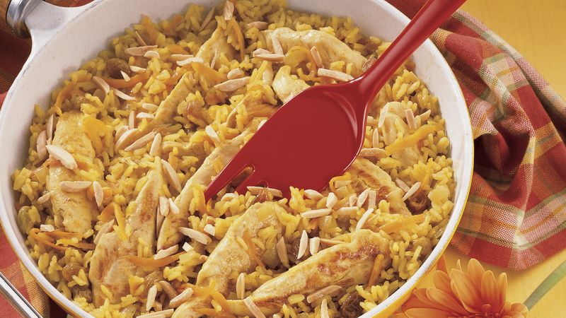 Golden Rice and Chicken Pilaf