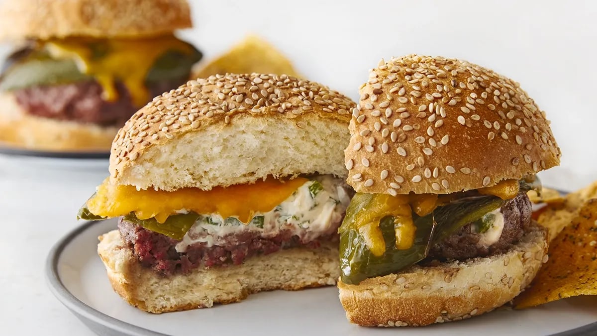 Jalapeño Popper Burgers