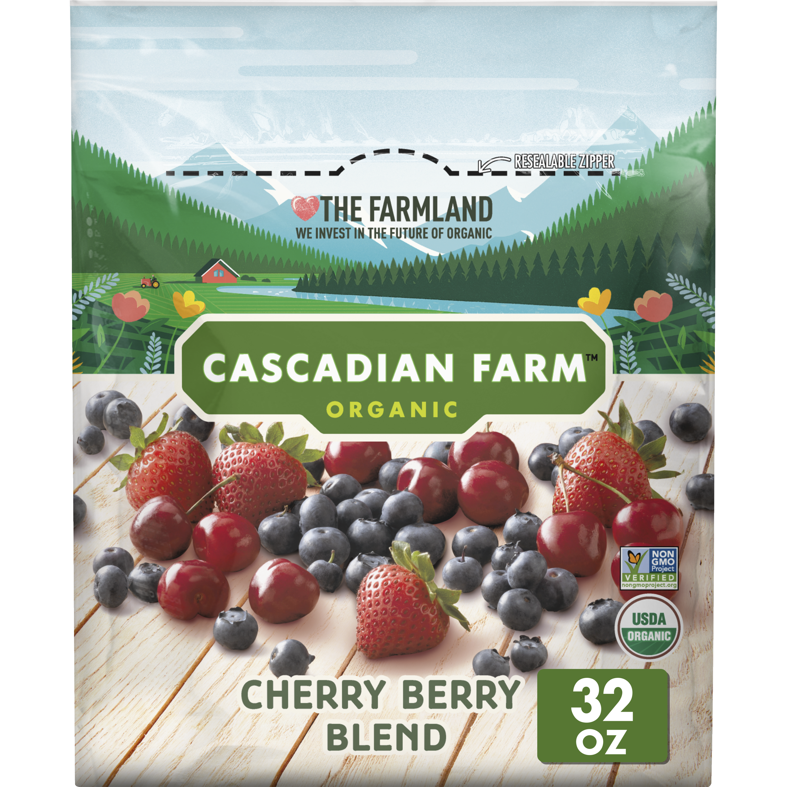 Frozen Cherry Berry Blend | Cascadian Farm Organic Frozen Cherry Berry Blend | Cascadian Farm Organic