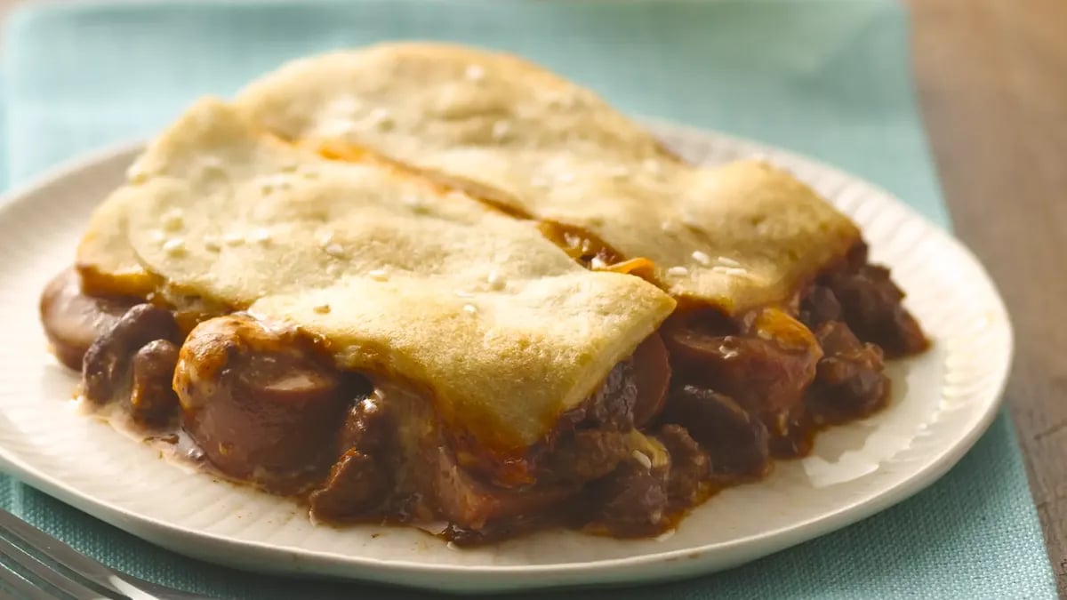 Chili-Cheese Dog Crescent Casserole