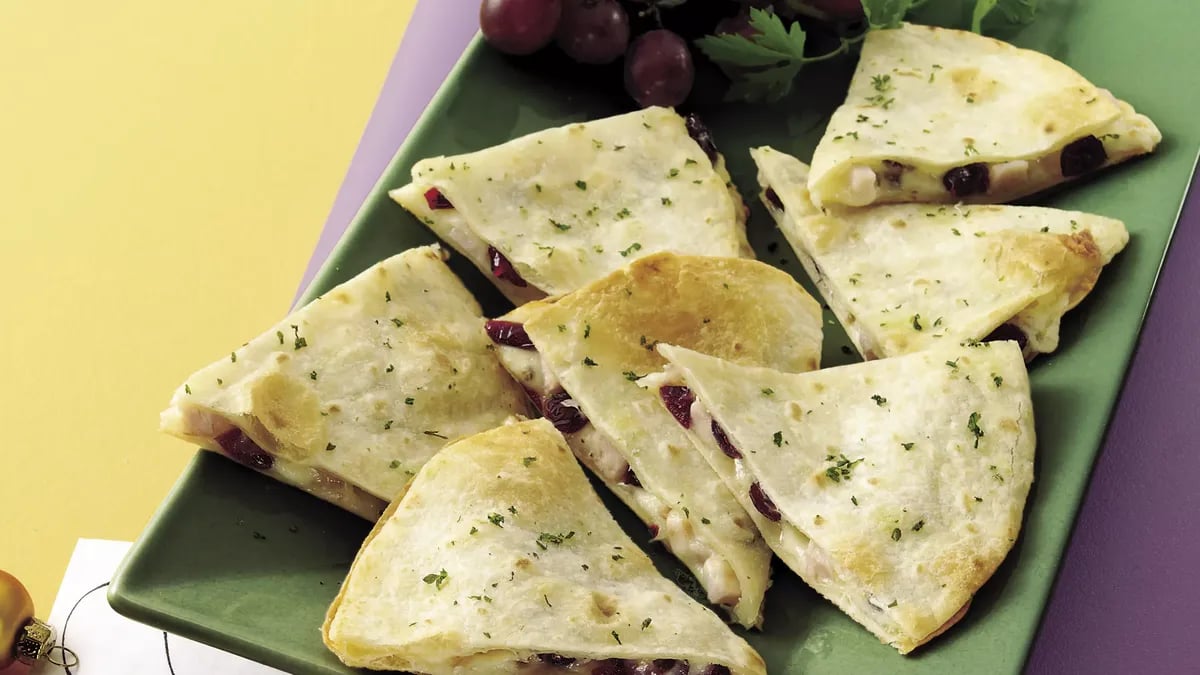 Cranberry-Turkey Quesadillas