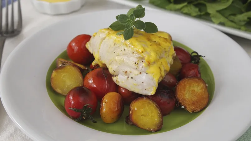 Baked Cod with Vegetables