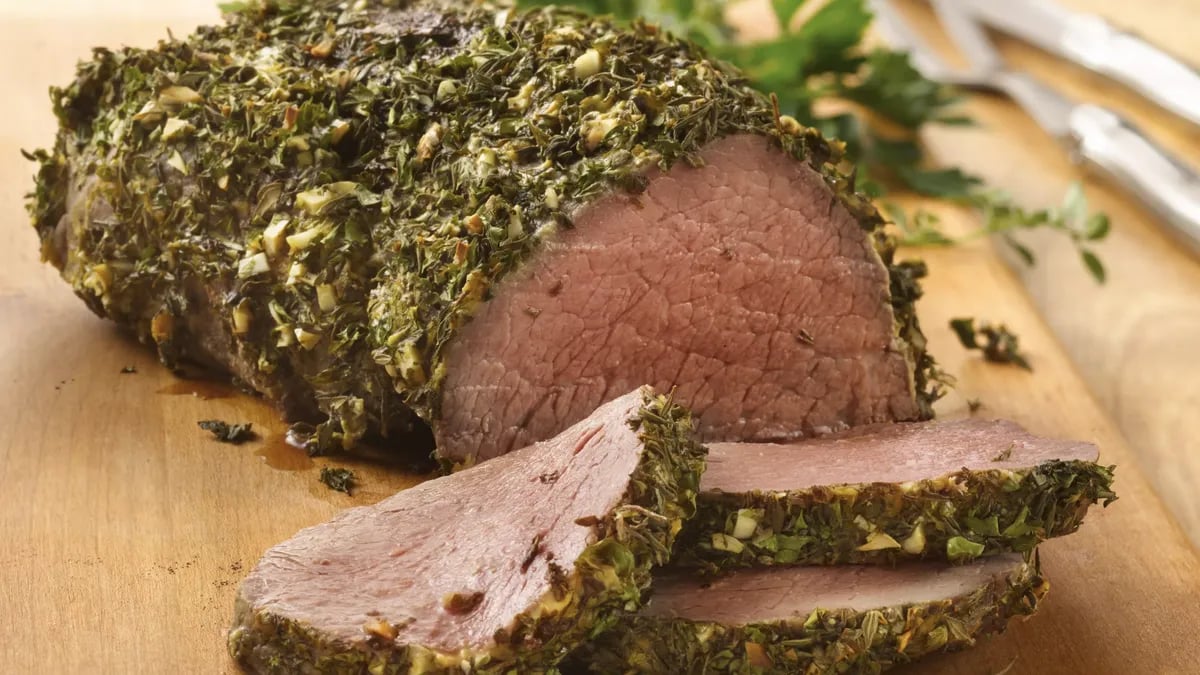 Beef Tenderloin with Herb-Dijon Crust