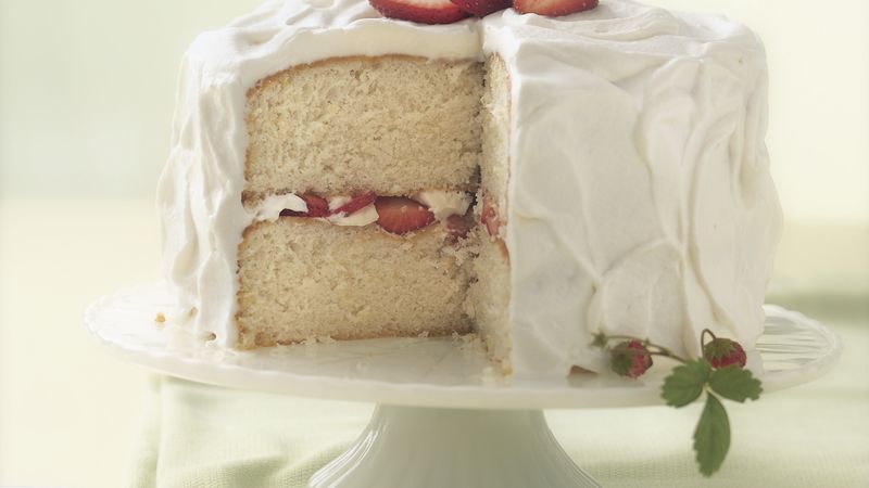 Strawberry-Amaretto Cake