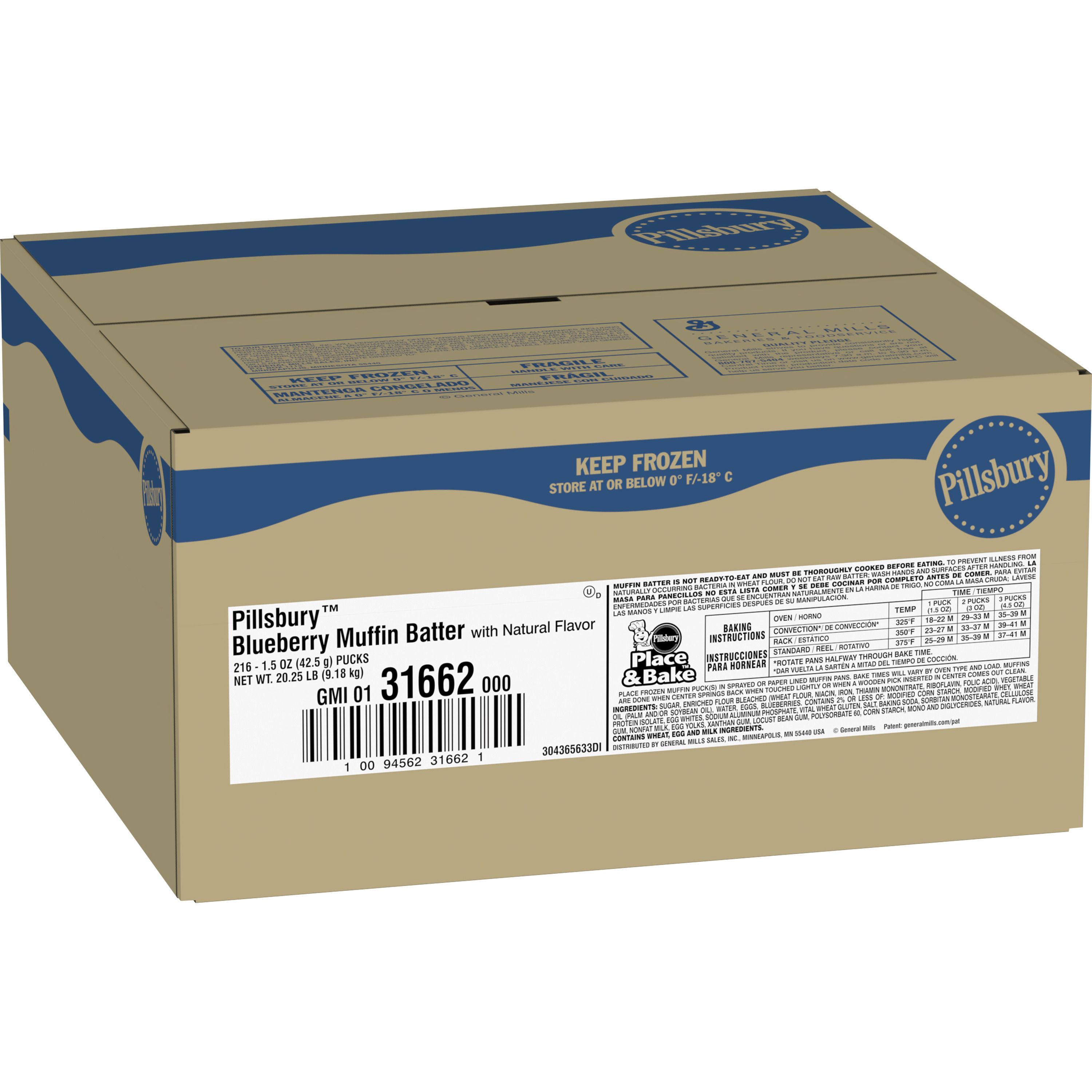 Pillsbury™ Place & Bake™ Frozen Muffin Dough Puck Chocolate Pillsbury™ Place & Bake™ Frozen Muffin Dough Puck Chocolate
