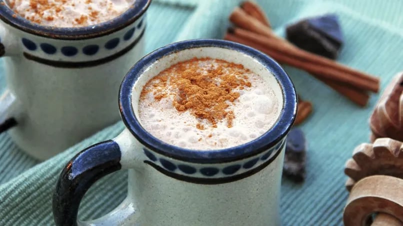 Cinnamon-Pecan Mexican Hot Chocolate