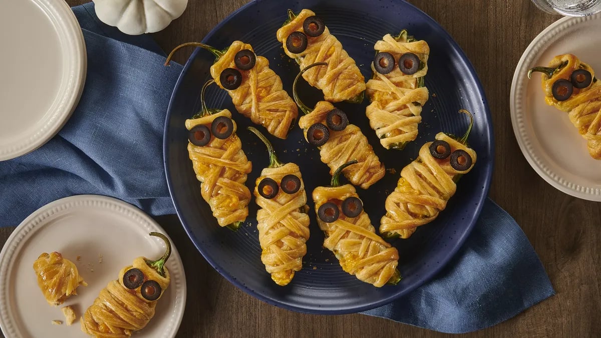 Mummy Jalapeño Poppers