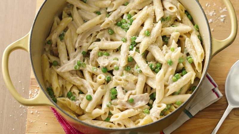 One Pot Chicken Alfredo Penne