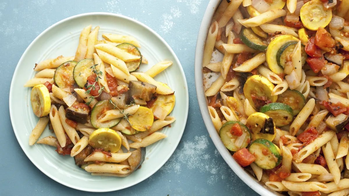 Ratatouille Penne Pasta