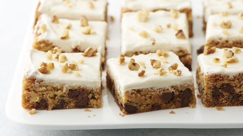 Maple-Nut-Chocolate Chip Cookie Bars