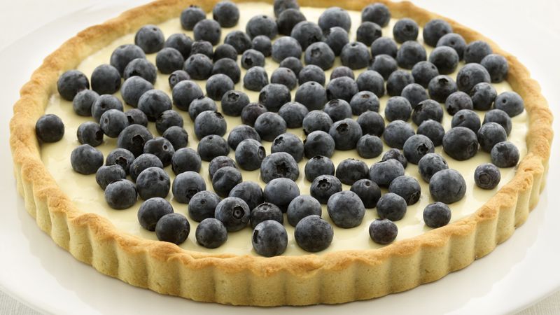 Skinny Blueberry-Lemon Tart