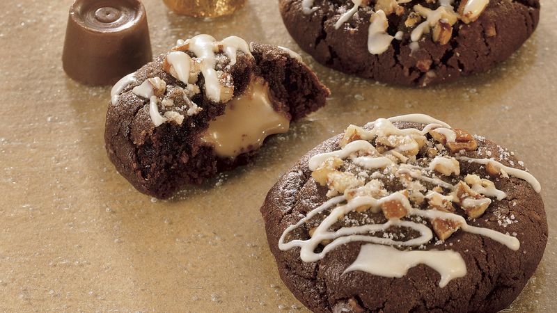 Caramel-Filled Chocolate Cookies