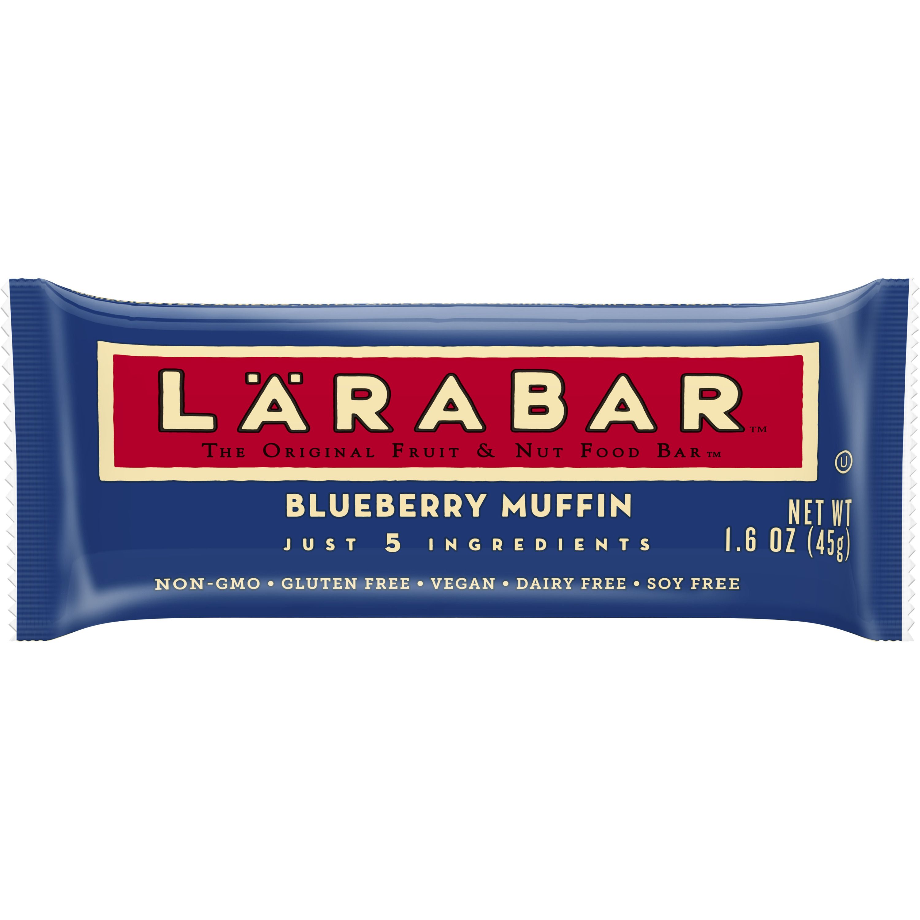 Front - 3D Lärabar(TM) Gluten Free Wellness Bars Blueberry Muffin (16 ct) 1.6 oz