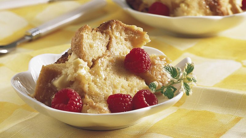 Slow-Cooker White Chocolate Bread Pudding
