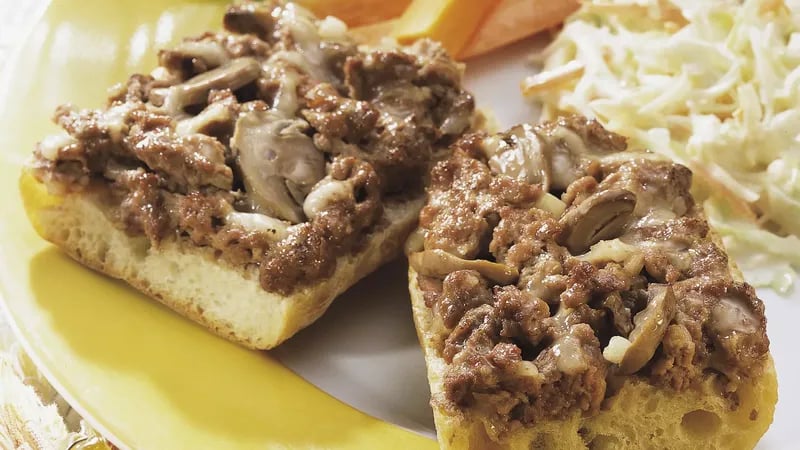 Beef and Mushroom Melts