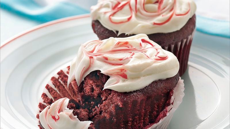 Red Velvet Cupcakes with Cream Cheese Frosting