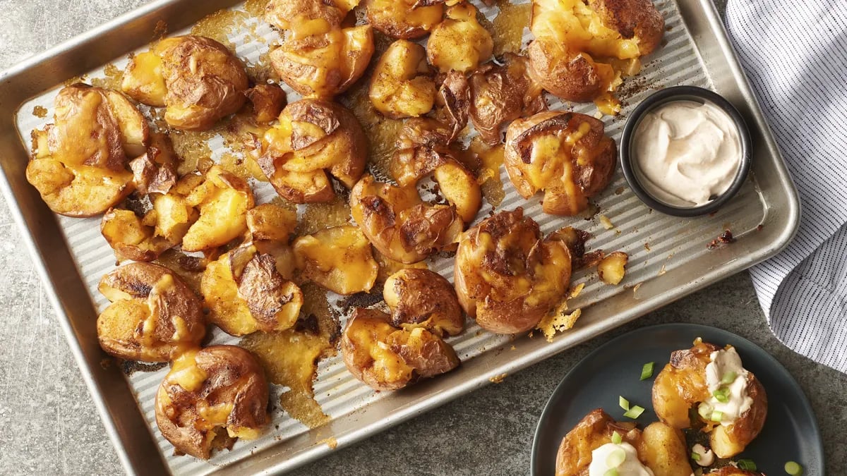 Taco Smashed Potatoes