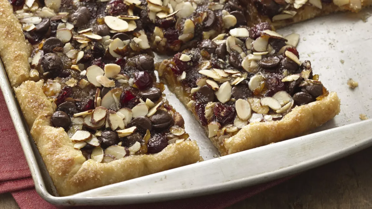 Cranberry Orange Dark Chocolate Flatbread