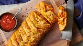 5-Ingredient Crescent Cheesy Bread Recipe