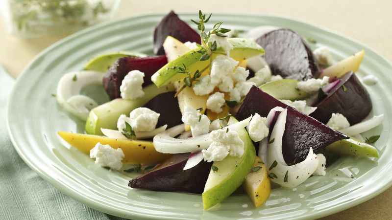 Gluten-Free Beet and Apple Salad with Goat Cheese
