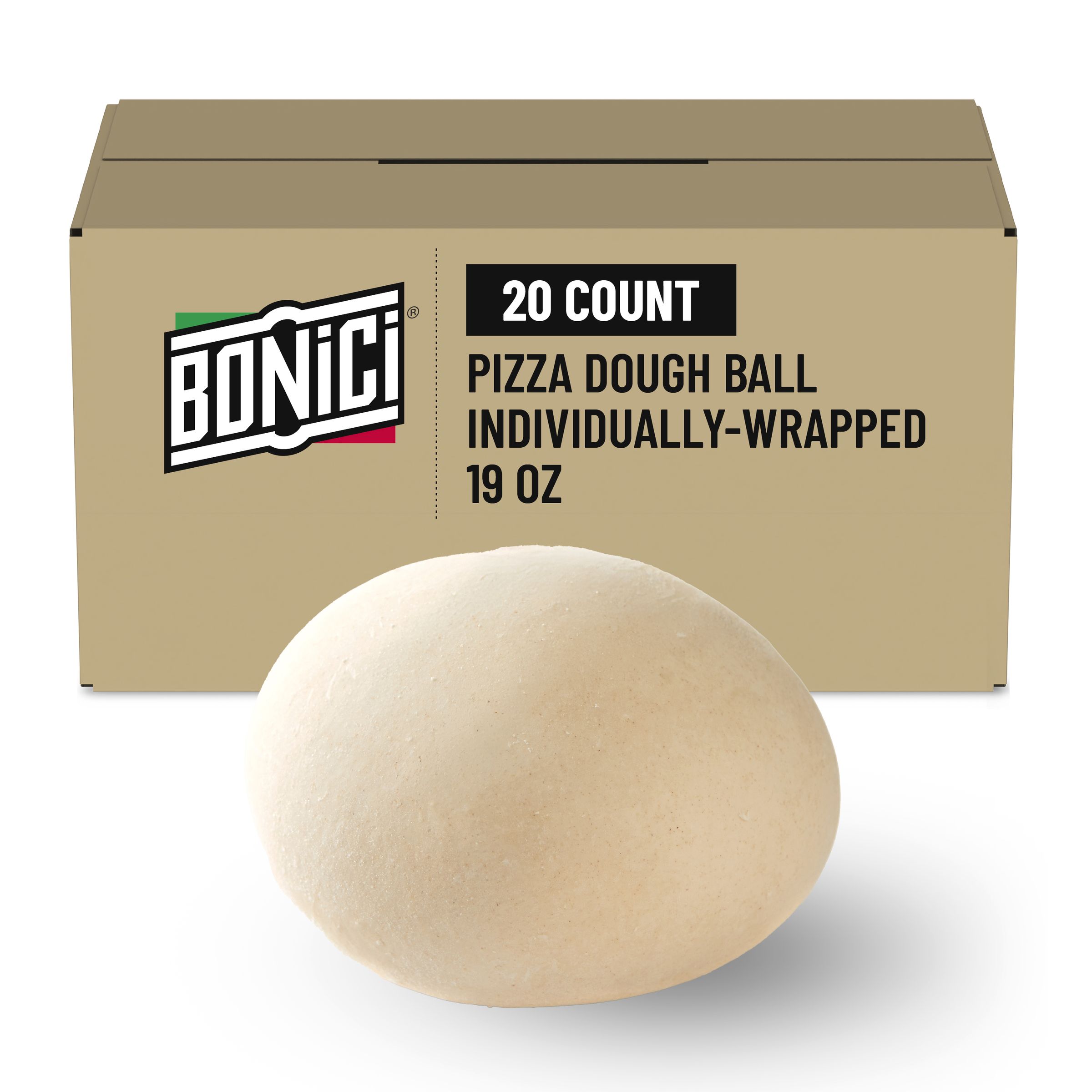  Case Optimized Hero BONICI® Frozen Pizza Dough Ball 20/19 OZ