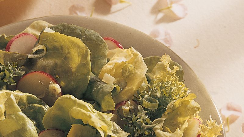 Spring Salad with Honey-Mustard Dressing