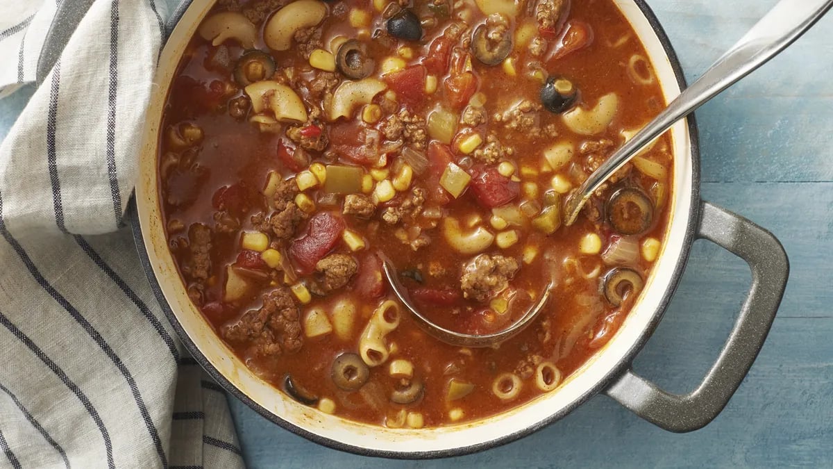 Chili-Mac Soup