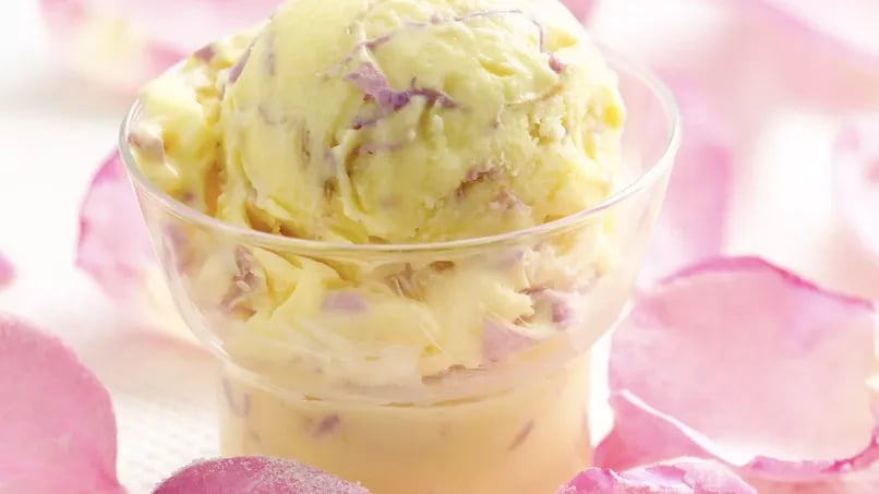 Rose Petal Ice Cream