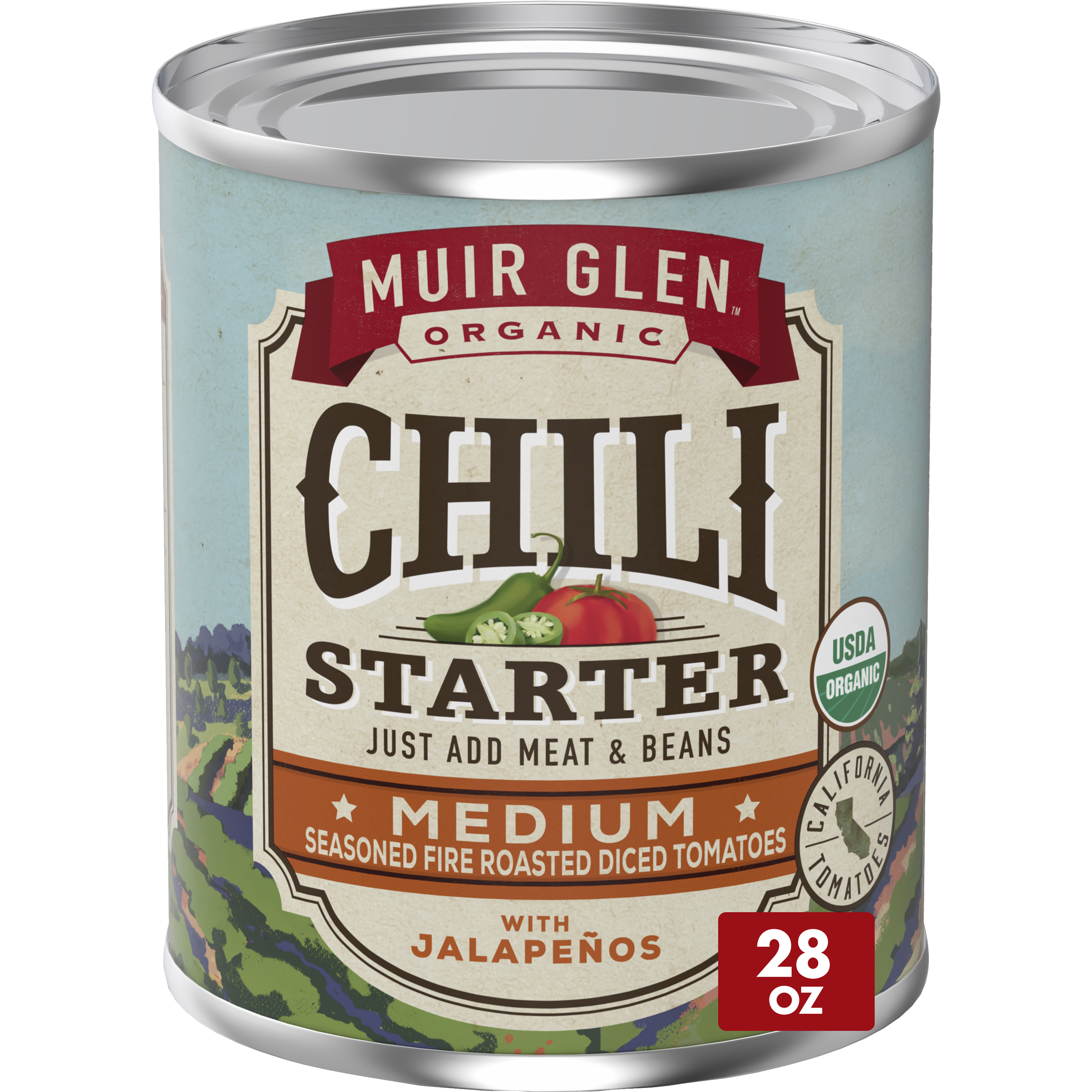 Chili Starter - Fire Roasted Diced Tomatoes with Jalapeños | Muir Glen