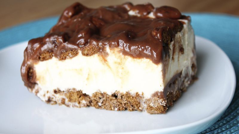 Cocoa Brownie-Ice Cream Dessert