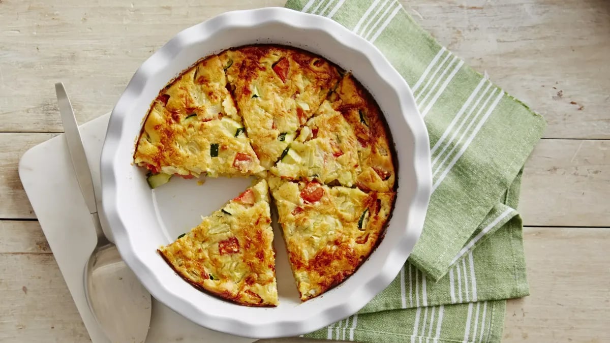 Impossibly Easy Zucchini Pie 