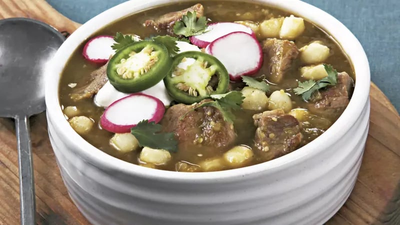 Slow-Cooker Posole Verde