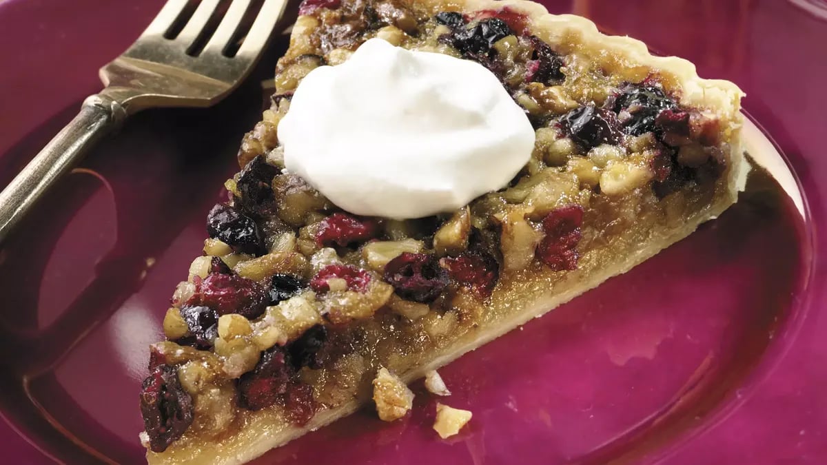 Walnut-Cranberry Tart