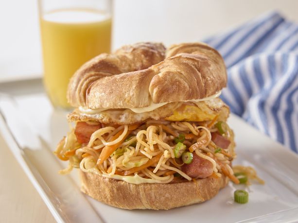 Big Ramen Breakfast Sandwich