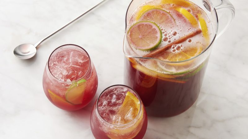 Non-Alcoholic Spiced Sangria Punch