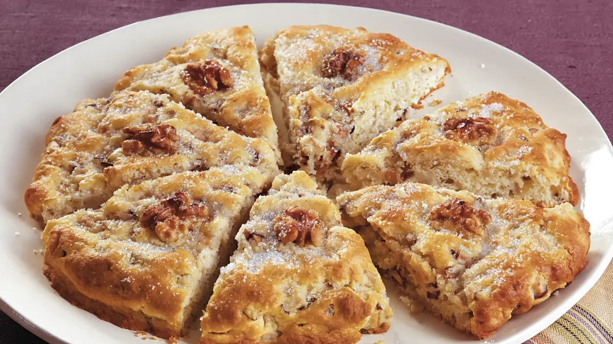 Pear Walnut Scones