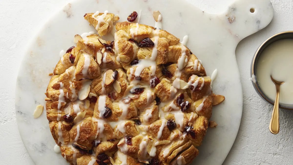 Cranberry Orange Pull-Apart Bread