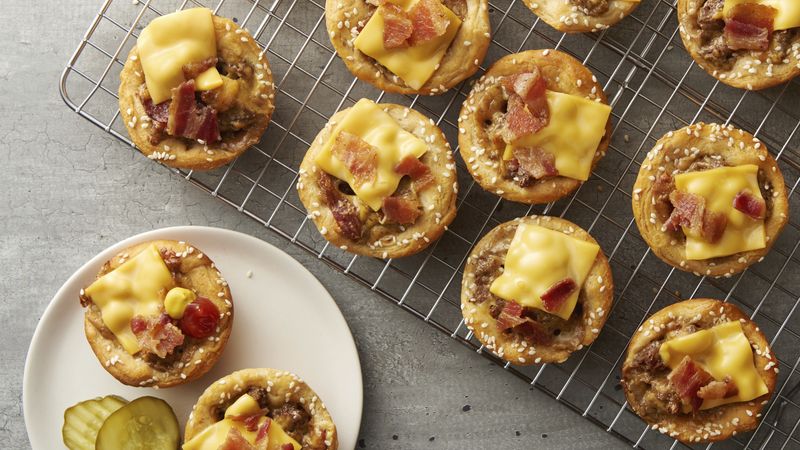 Bacon Cheeseburger Biscuit Cups